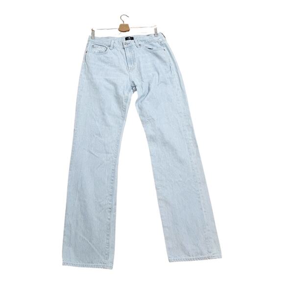 7 For All Mankind Denim - 7 For All Mankind Low Straight 29" Light Wash Jeans